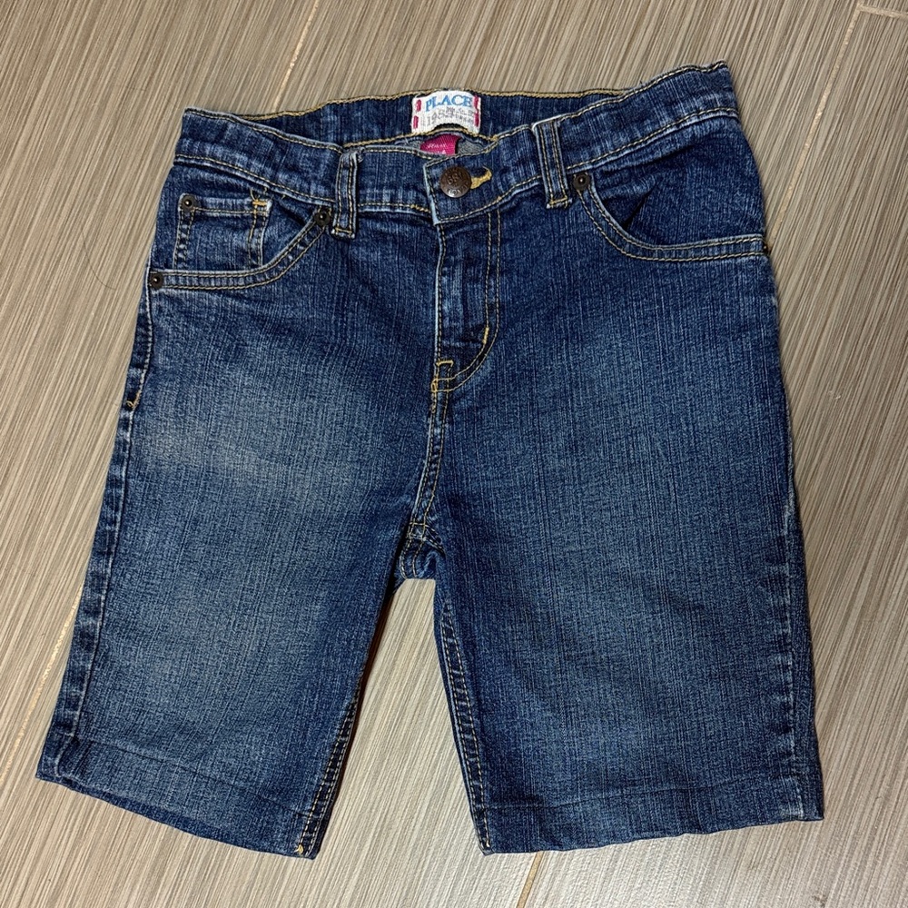 The Children's Place Dark Blue Denim Shorts